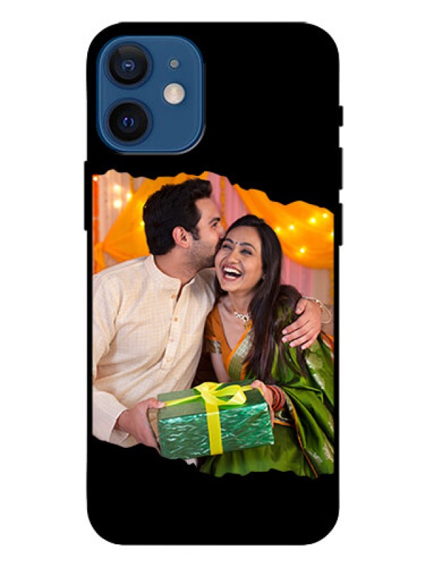 Custom iPhone 12 Mini Custom Glass Phone Case - Tear-off Design