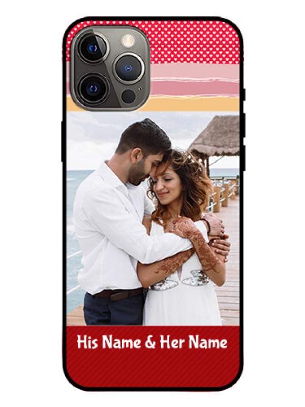 Custom Iphone 12 Pro Max Custom Glass Mobile Case  - Premium Case Design