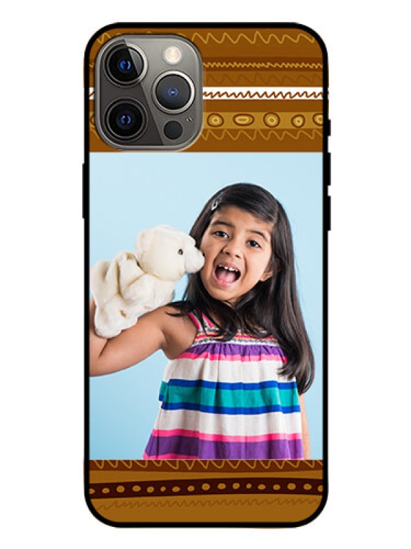Custom Iphone 12 Pro Max Custom Glass Phone Case  - Friends Picture Upload Design 