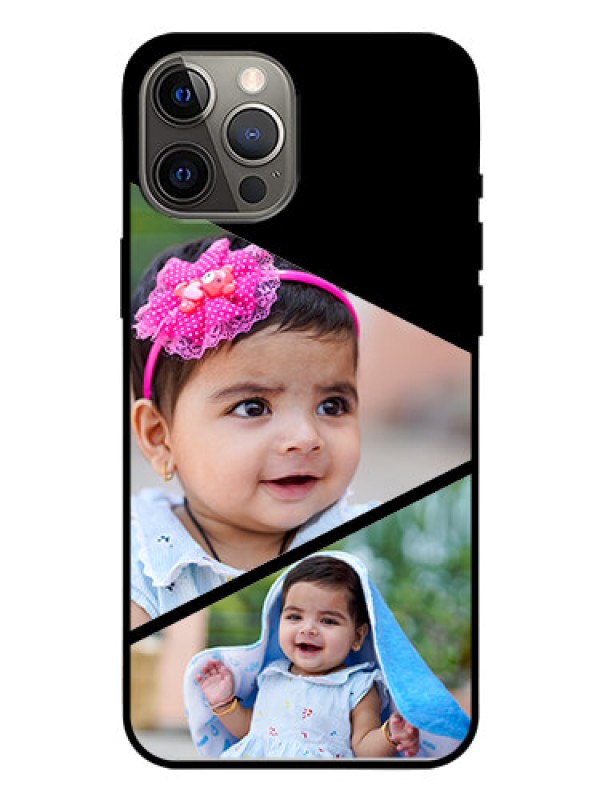 Custom Iphone 12 Pro Max Custom Glass Phone Case  - Semi Cut Design