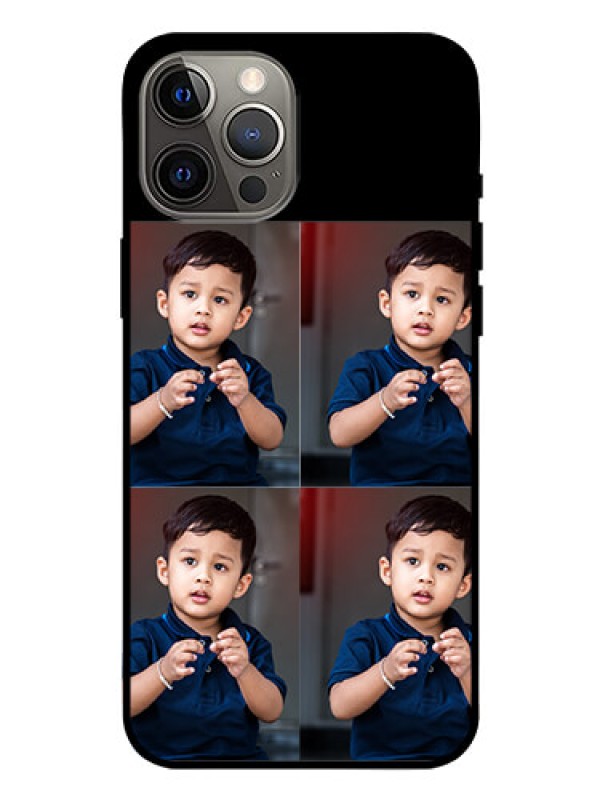 Custom Iphone 12 Pro Max 4 Image Holder on Glass Mobile Cover