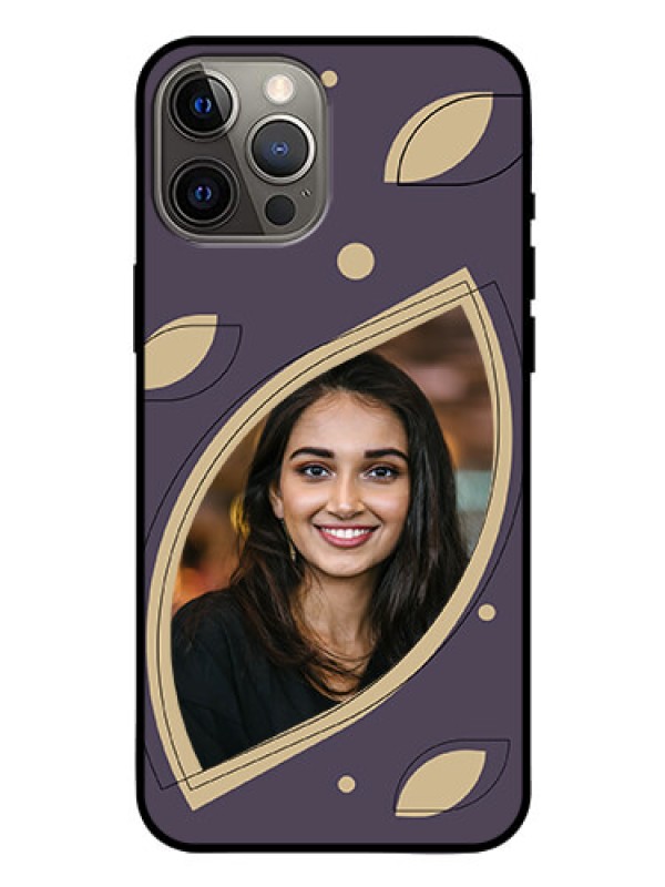 Custom iPhone 12 Pro Max Custom Glass Mobile Case - Falling Leaf Design