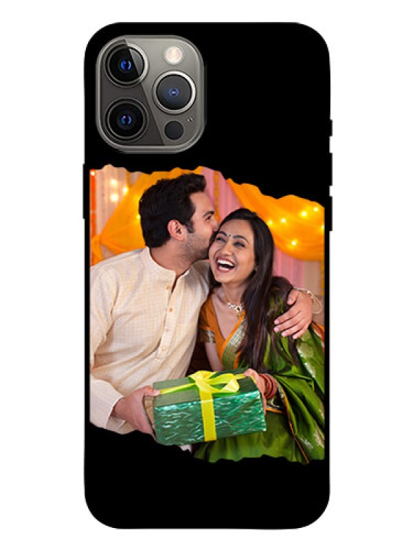 Custom iPhone 12 Pro Max Custom Glass Phone Case - Tear-off Design