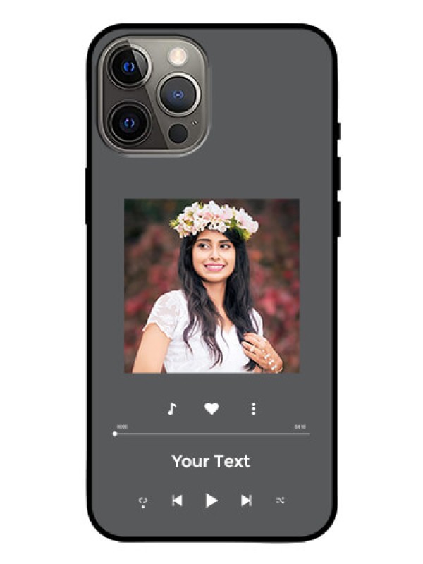 Custom iPhone 12 Pro Max Custom Glass Mobile Case - Play The Music Design