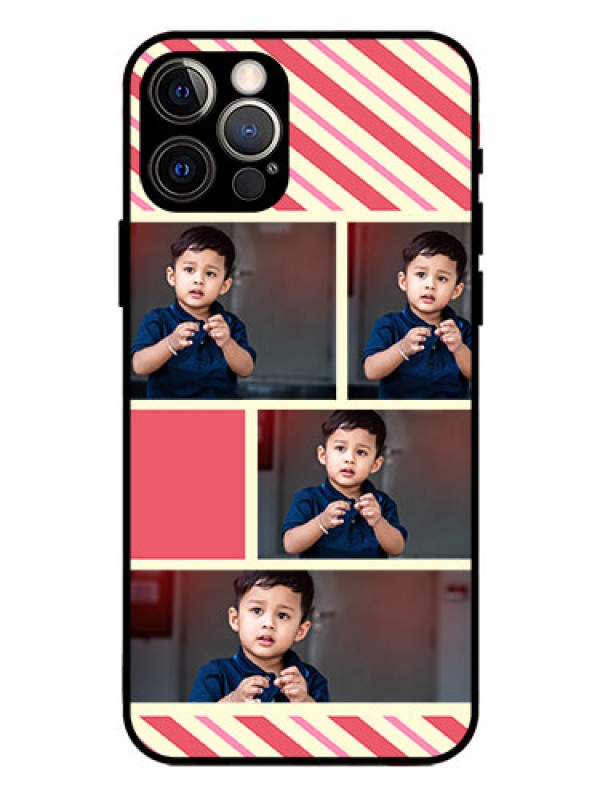 Custom Iphone 12 Pro Personalized Glass Phone Case  - Picture Upload Mobile Case Design