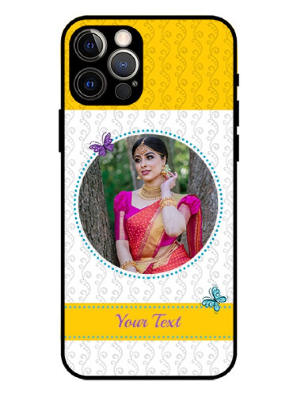 Custom Iphone 12 Pro Custom Glass Mobile Case  - Girls Premium Case Design