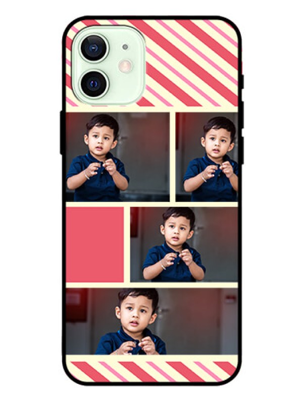 Custom Iphone 12 Personalized Glass Phone Case  - Picture Upload Mobile Case Design