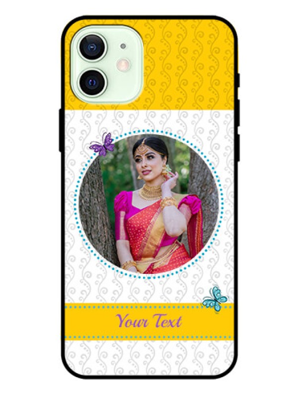 Custom Iphone 12 Custom Glass Mobile Case  - Girls Premium Case Design