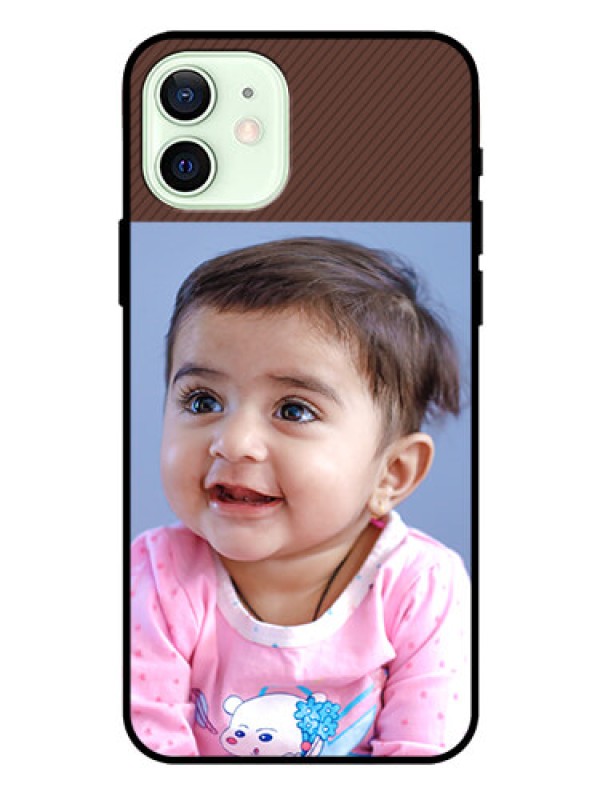 Custom Iphone 12 Custom Glass Mobile Case  - Elegant Case Design