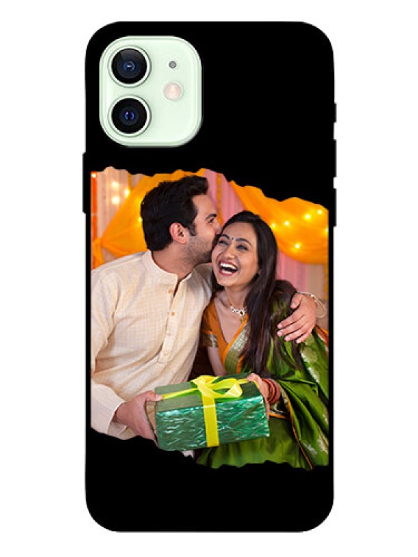 Custom iPhone 12 Custom Glass Phone Case - Tear-off Design