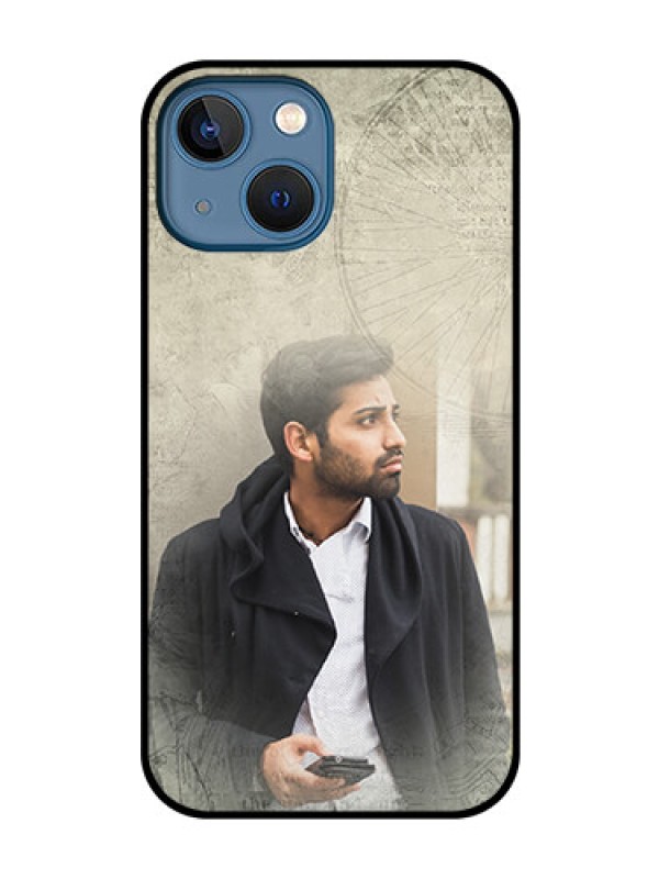 Custom iPhone 13 Mini Custom Glass Phone Case - with vintage design