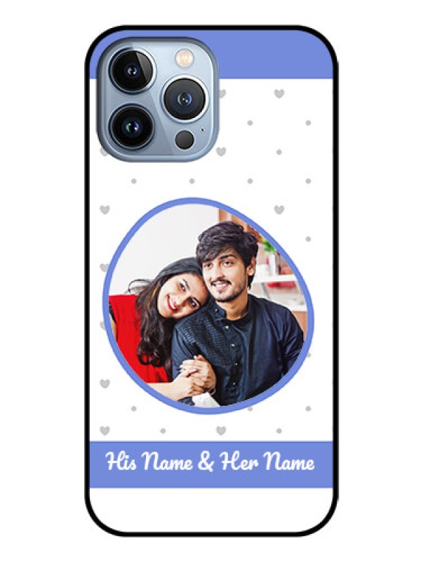 Custom iPhone 13 Pro Max Photo Printing on Glass Case - Premium Case Design