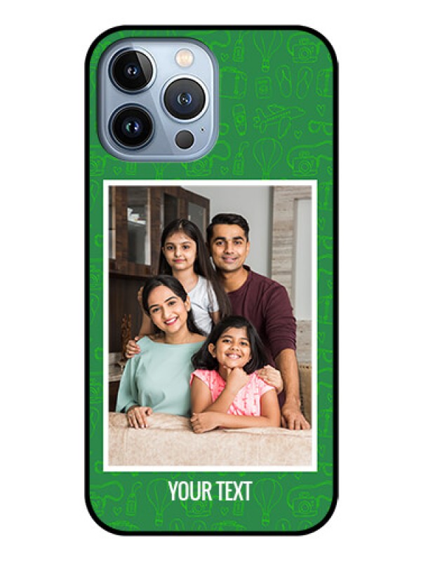 Custom iPhone 13 Pro Max Personalized Glass Phone Case - Picture Upload Design