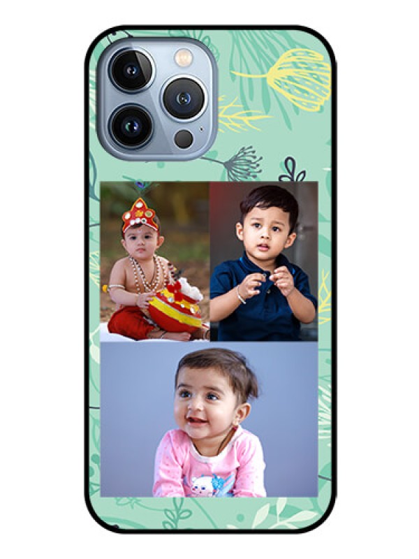 Custom iPhone 13 Pro Max Photo Printing on Glass Case - Forever Family Design