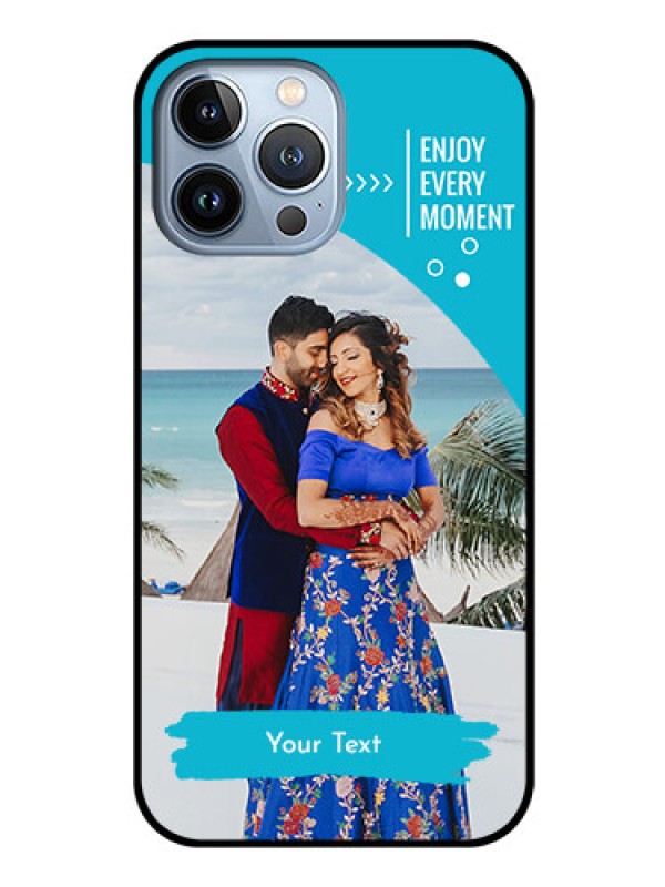 Custom iPhone 13 Pro Max Custom Glass Mobile Case - Happy Moment Design