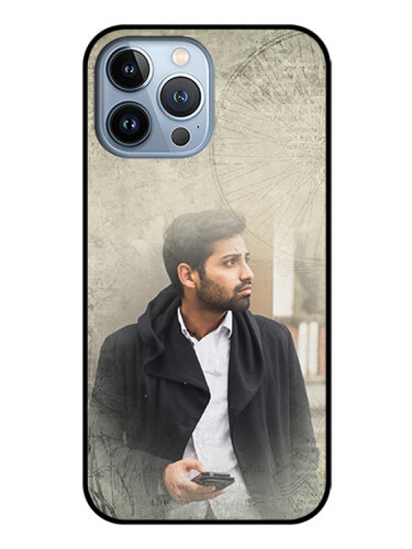 Custom iPhone 13 Pro Max Custom Glass Phone Case - with vintage design
