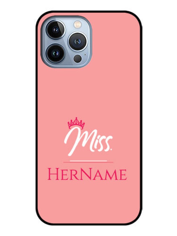 Custom iPhone 13 Pro Max Custom Glass Phone Case Mrs with Name