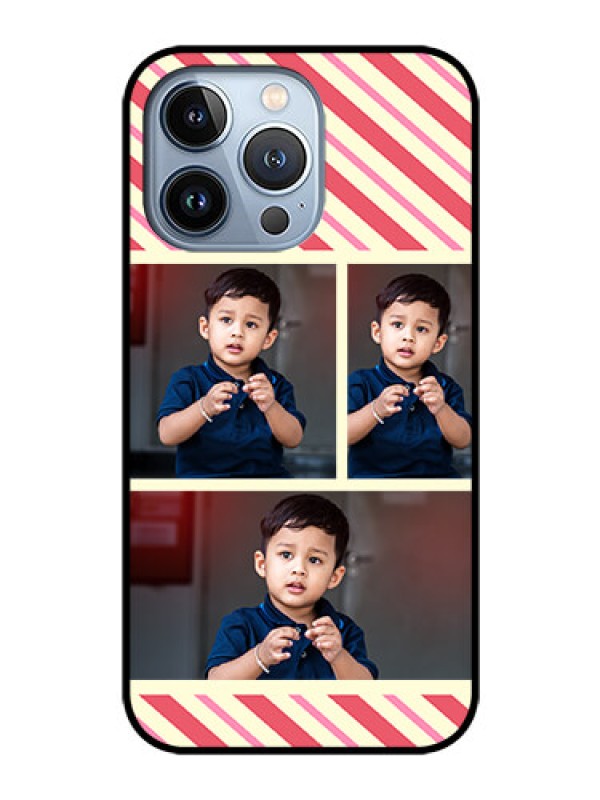 Custom iPhone 13 Pro Personalized Glass Phone Case - Picture Upload Mobile Case Design