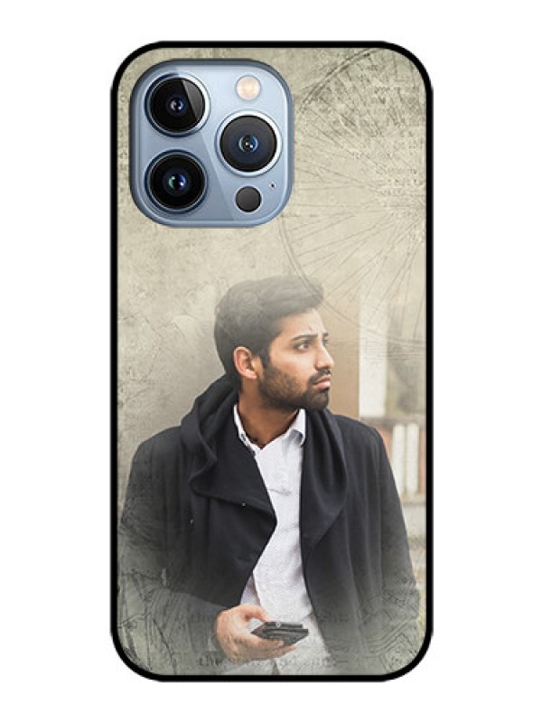 Custom iPhone 13 Pro Custom Glass Phone Case - with vintage design