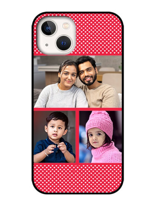 Custom iPhone 13 Personalized Glass Phone Case - Bulk Pic Upload Design