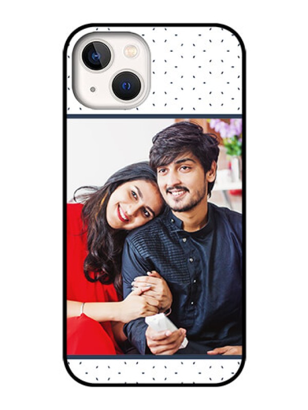 Custom iPhone 13 Personalized Glass Phone Case - Premium Dot Design