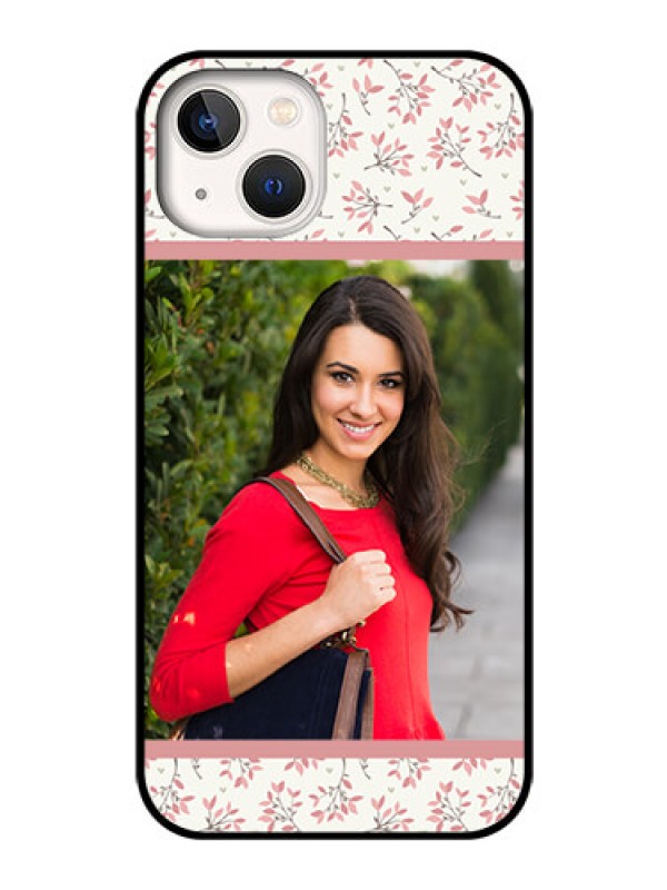 Custom iPhone 13 Custom Glass Phone Case - Premium Floral Design
