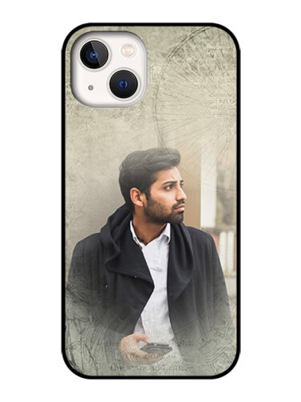 Custom iPhone 13 Custom Glass Phone Case - with vintage design