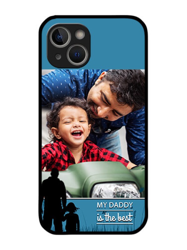 Custom iPhone 14 Plus Custom Glass Mobile Case - Best dad design