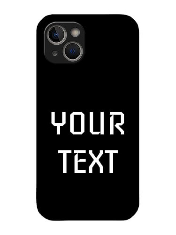 Custom iPhone 14 Plus Your Name on Glass Phone Case