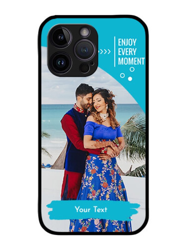 Custom iPhone 14 Pro Max Custom Glass Mobile Case - Happy Moment Design