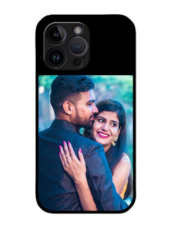 Custom iPhone 14 Pro Max Custom Glass Phone Case - Upload Full Picture With Custom Color Design