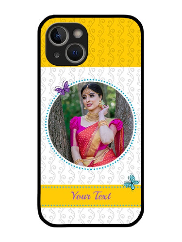 Custom iPhone 14 Custom Glass Mobile Case - Girls Premium Case Design