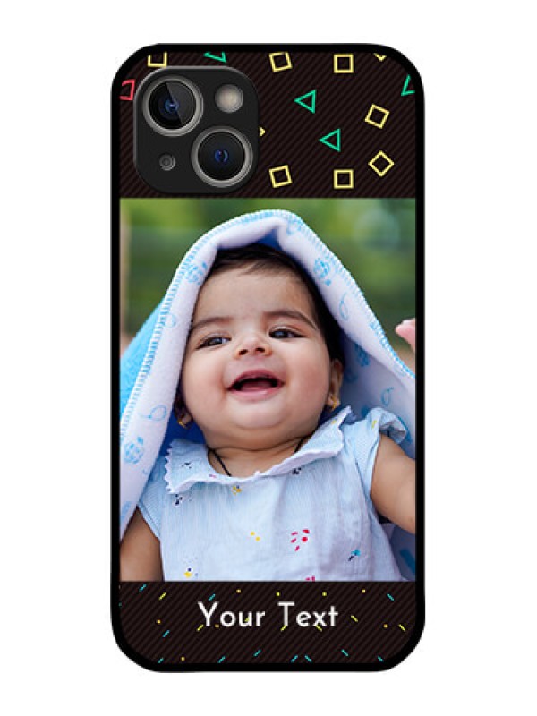 Custom iPhone 14 Custom Glass Phone Case - with confetti birthday design