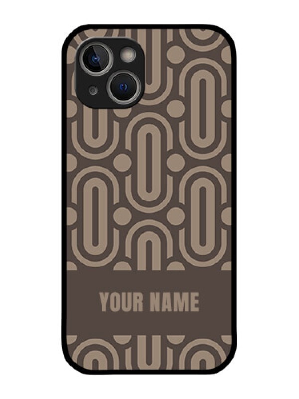 Custom iPhone 14 Custom Glass Phone Case - Captivating Zero Pattern Design