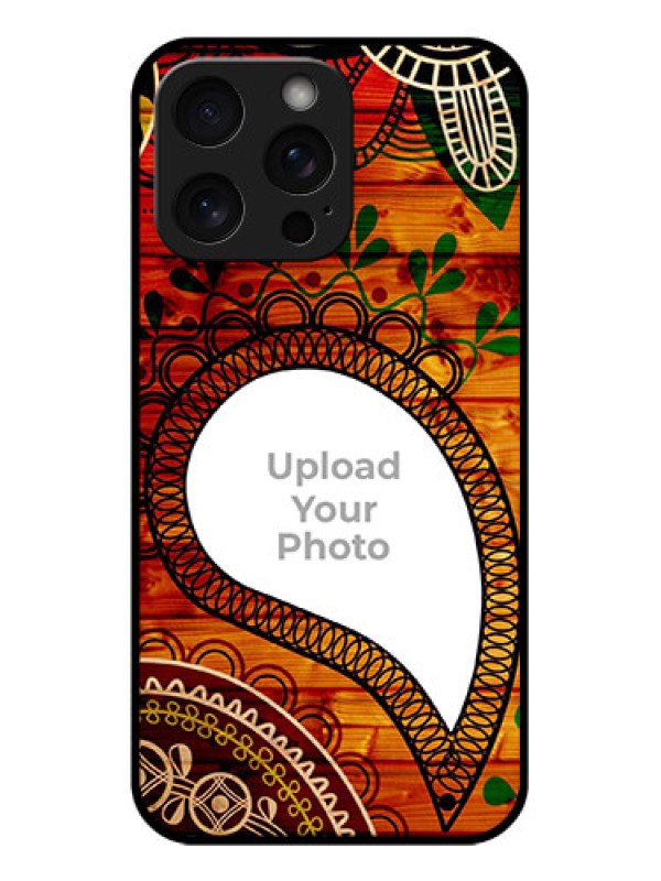 Custom iPhone 15 Pro Max Custom Glass Phone Case - Abstract Colorful Design