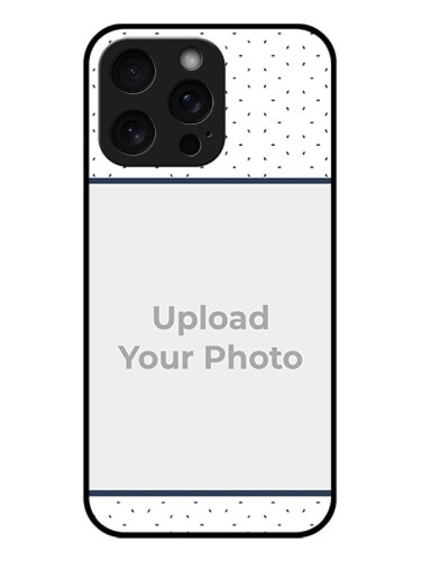 Custom iPhone 15 Pro Max Custom Glass Phone Case - Premium Dot Design
