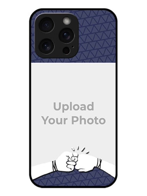 Custom iPhone 15 Pro Max Custom Glass Phone Case - With Best Friends Design