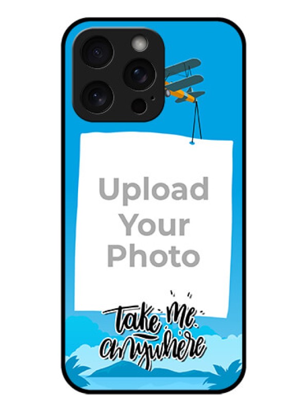 Custom iPhone 15 Pro Max Custom Glass Phone Case - Traveller Design