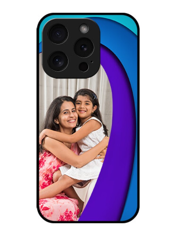 Custom Apple iPhone 15 Pro Custom Glass Phone Case - Simple Pattern Design