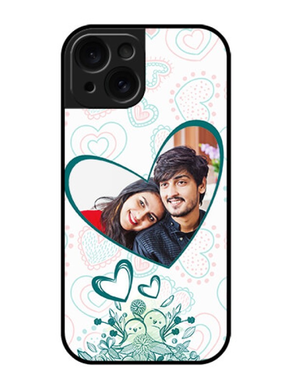 Custom Apple iPhone 15 Custom Glass Phone Case - Premium Couple Design