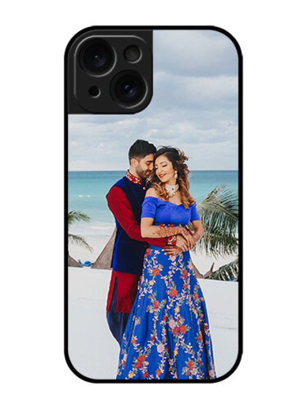 Custom Apple iPhone 15 Custom Glass Phone Case - Upload Full Picture Design