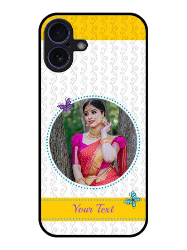 Custom iPhone 16 Plus Custom Glass Phone Case - Girls Premium Case Design
