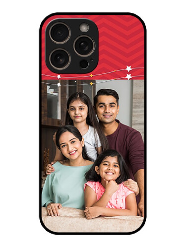 Custom iPhone 16 Pro Custom Glass Phone Case - Happy Family Design