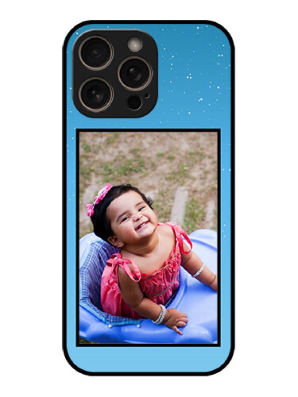 Custom iPhone 16 Pro Custom Glass Phone Case - Wave Pattern Colorful Design