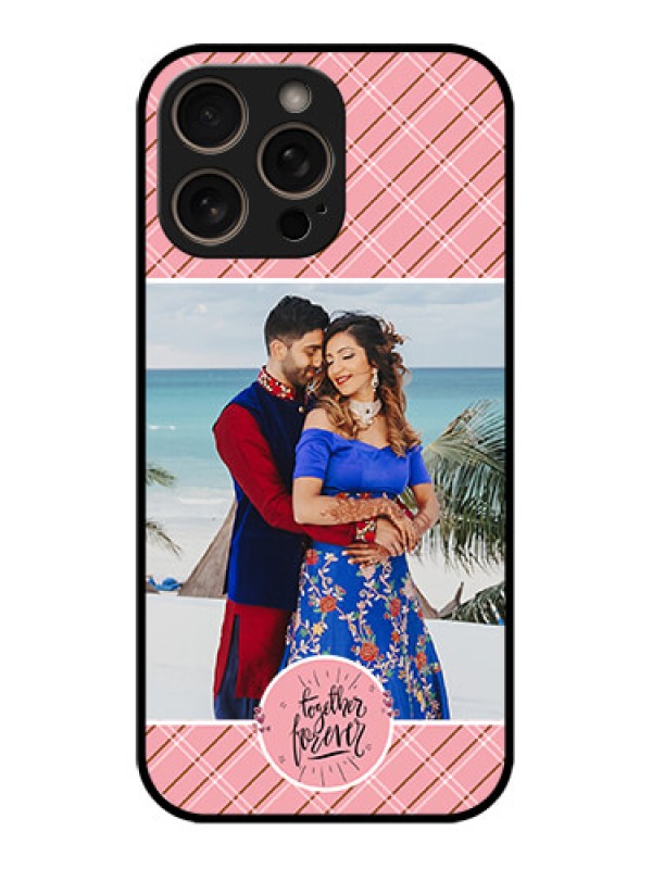 Custom iPhone 16 Pro Custom Glass Phone Case - Together Forever Design