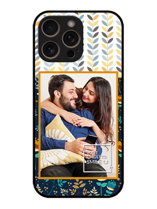 Custom iPhone 16 Pro Custom Glass Phone Case - Pattern Design