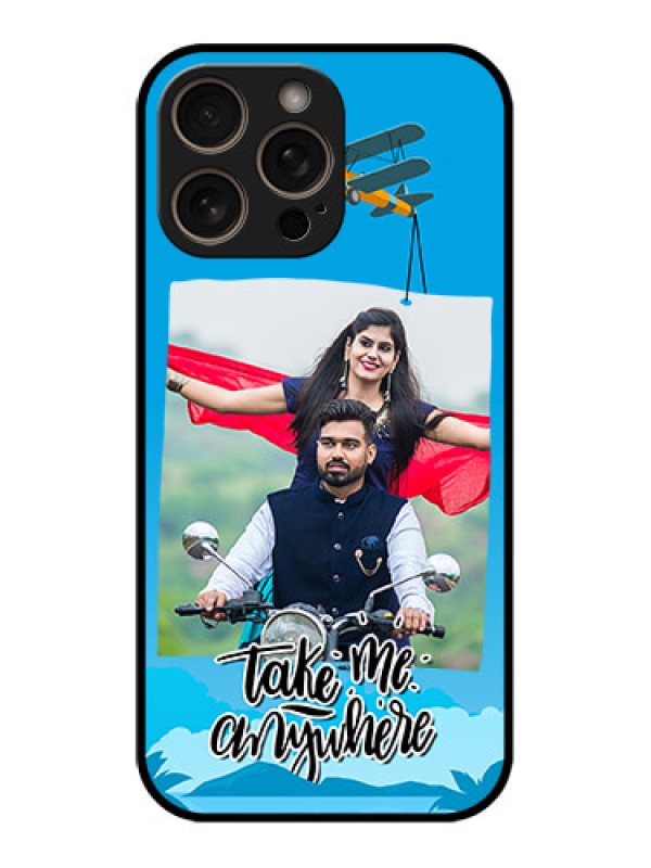 Custom iPhone 16 Pro Custom Glass Phone Case - Traveller Design
