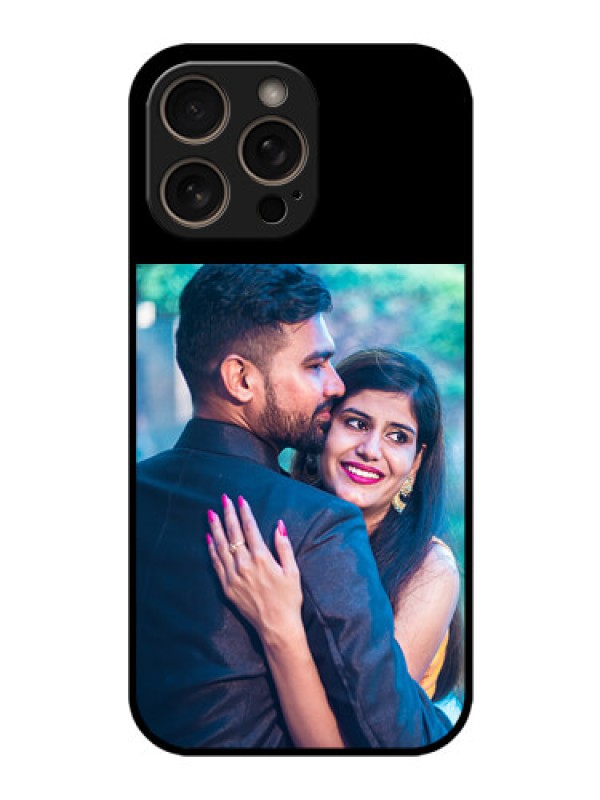 Custom iPhone 16 Pro Custom Glass Phone Case - Upload Full Picture With Custom Color Design