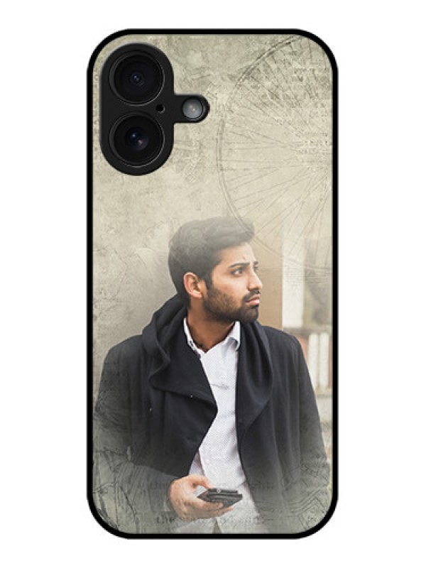 Custom iPhone 16 Custom Glass Phone Case - With Vintage Design
