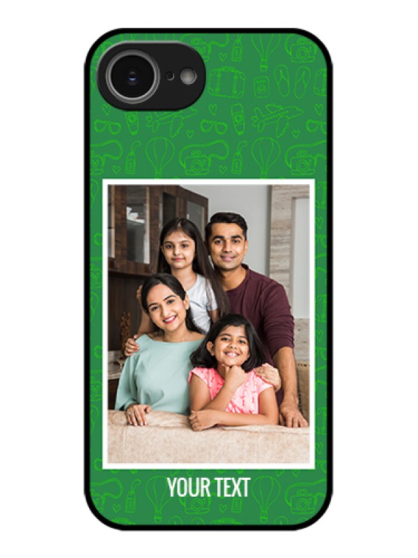 Custom iPhone 16e Custom Glass Phone Case - Picture Upload Design